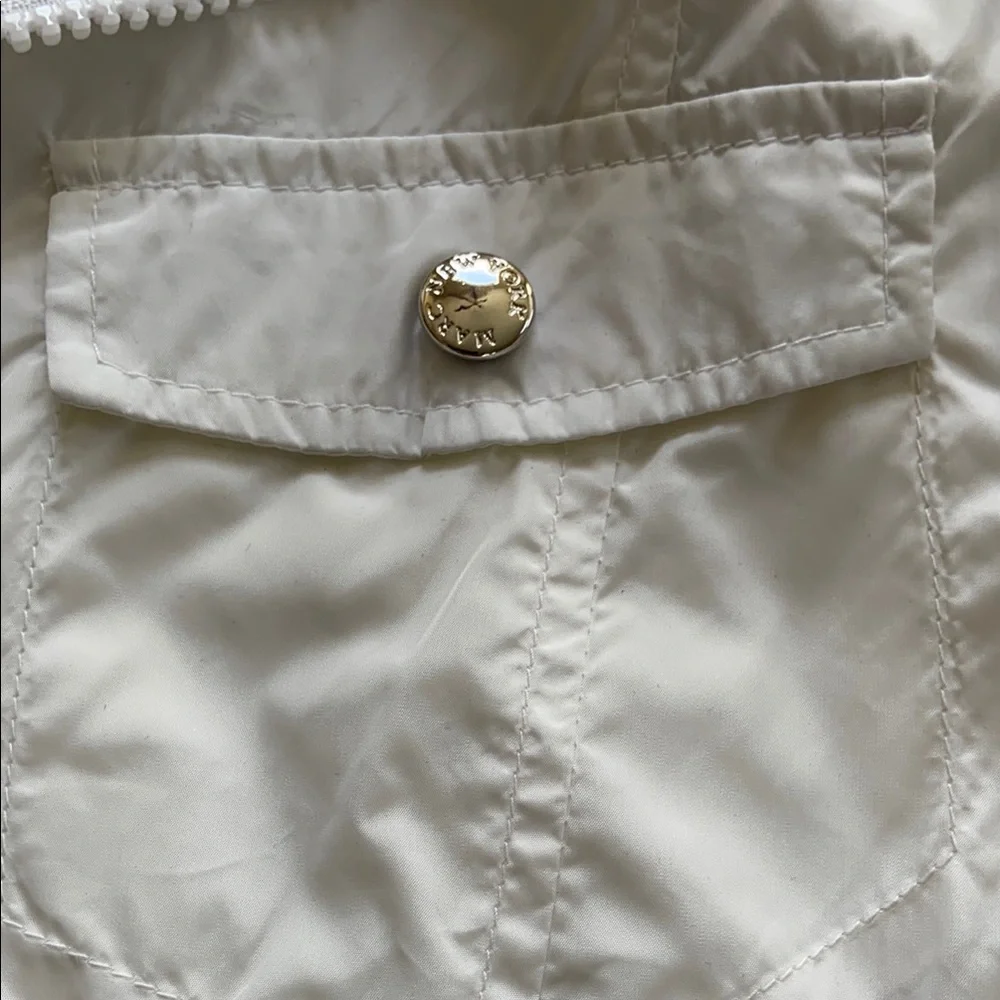 NWT Marc New York White Water Resistant Cinch Waist Utility Jacket L